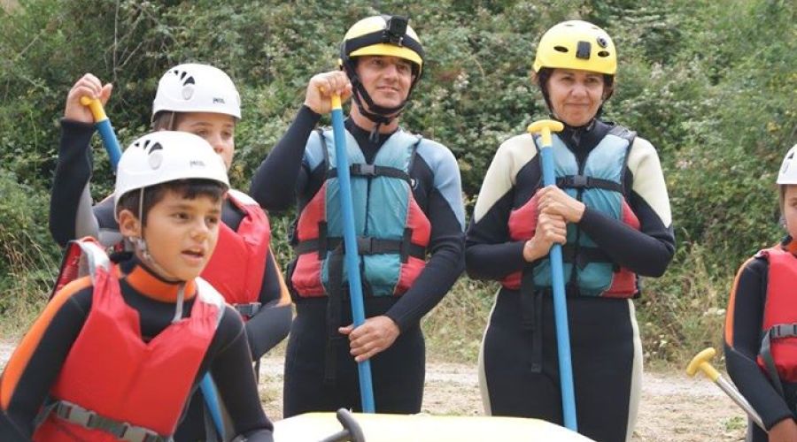 Rafting en el río Esla